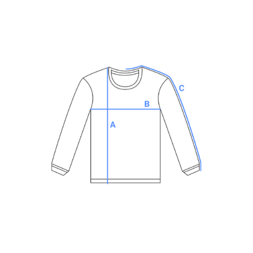 Sweatshirts size chart